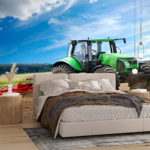 Papier peint  Tracteur