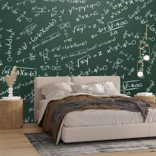 Papier peint  Formules mathématiques sur un tableau vert