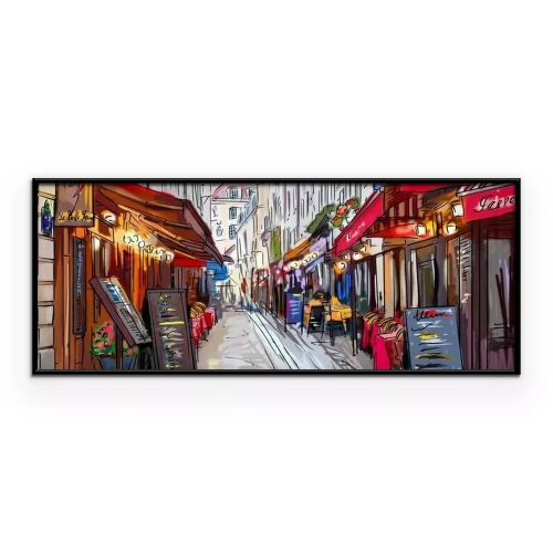 Poster  Rue de Paris - illustration