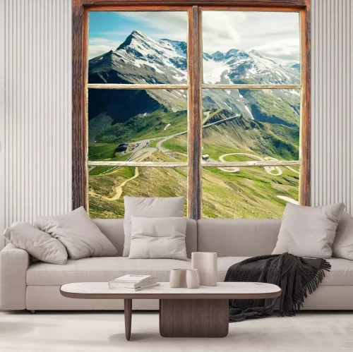 Papier peint  Fensterblick Grossglockner