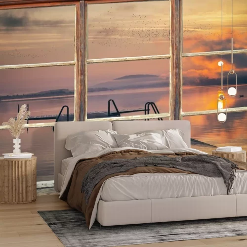Papier peint  Fenêtre donnant sur Sunrise