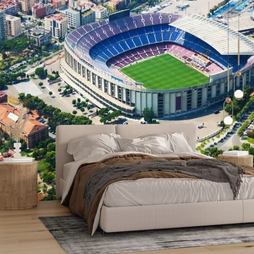 Papier peint  Vue aérienne du stade de Barcelone