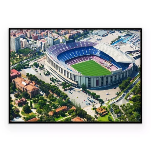 Poster  Vue aérienne du stade de Barcelone