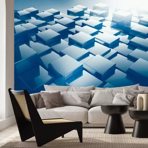 Papier peint  3D dés et lumière