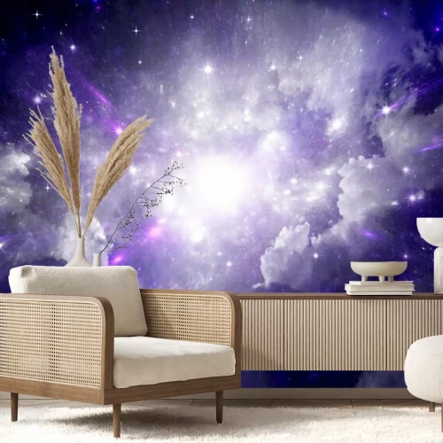 Papier peint  Motif avec une galaxie