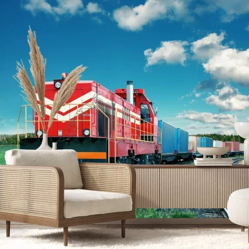 Papier peint  Train de marchandises