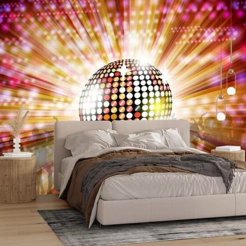 Papier peint  Disco abstrait