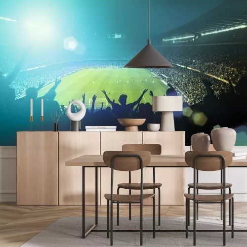 Papier peint  Des tribunes bondées