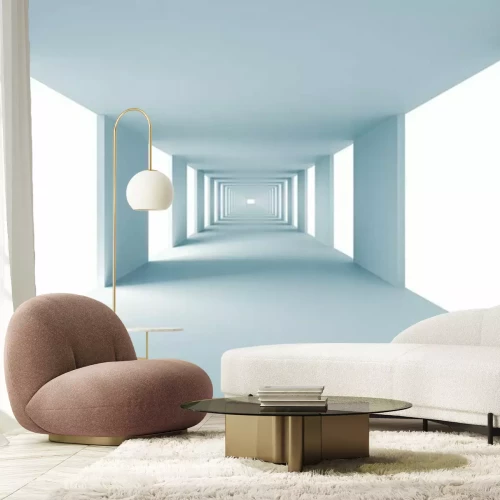 Papier peint  Tunnel futuriste en 3D