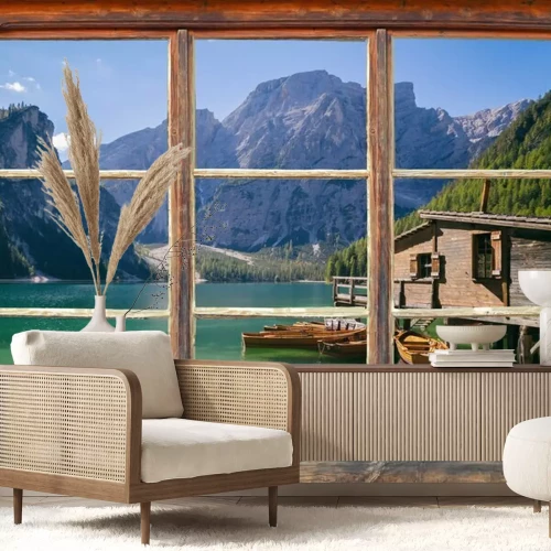 Papier peint  Vue de la fenêtre