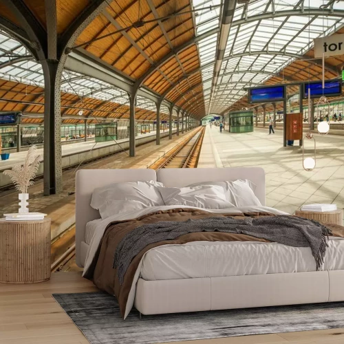 Papier peint  Gare Wroclaw