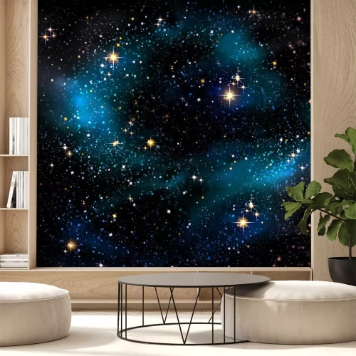 Papier peint  Ciel nocturne et étoiles