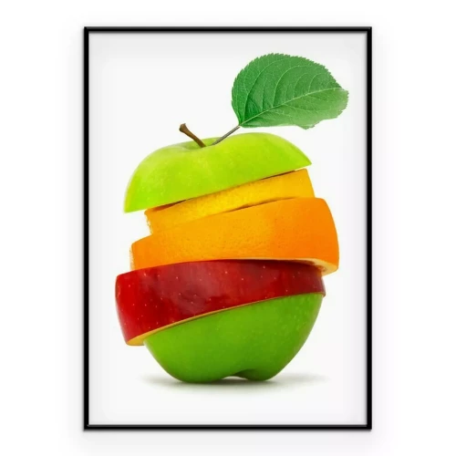Poster  Tranches de fruits