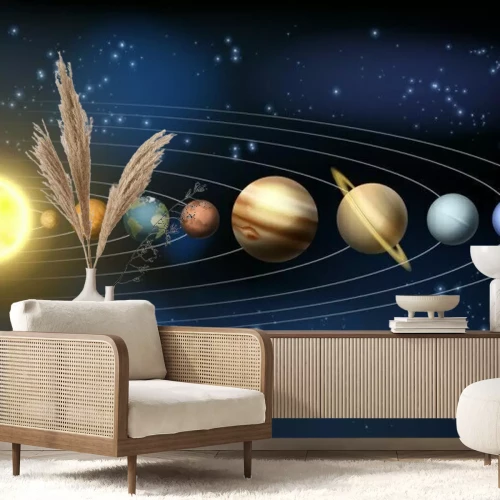 Papier peint  Les planètes du système solaire