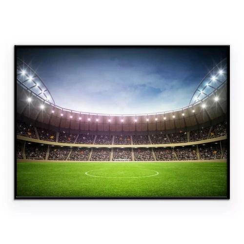 Poster  Vue des tribunes bondées du stade de football