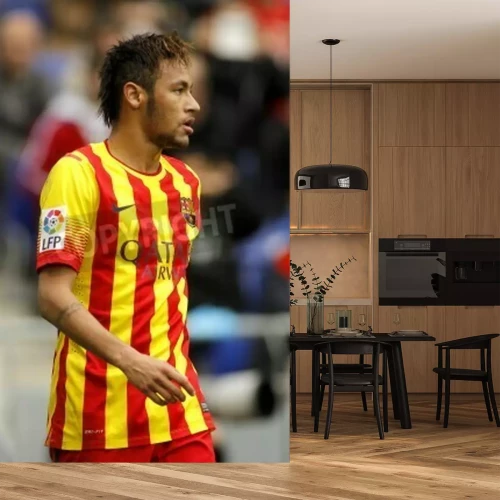 Papier peint  Neymar pendant un match à Barcelone