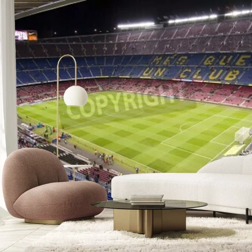 Papier peint  Stade Camp Nou vide