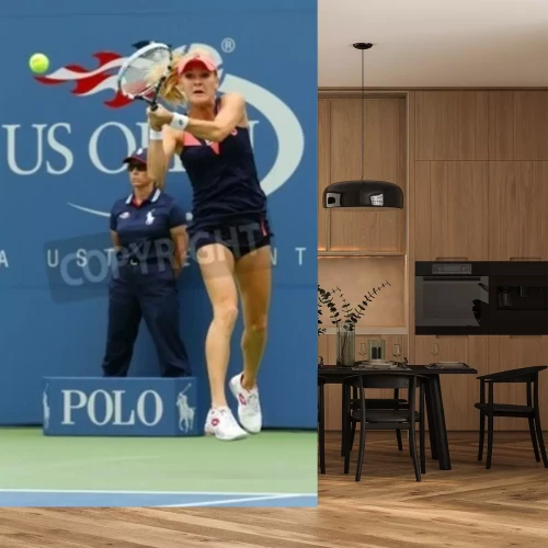 Papier peint  Radwanska pendant le jeu