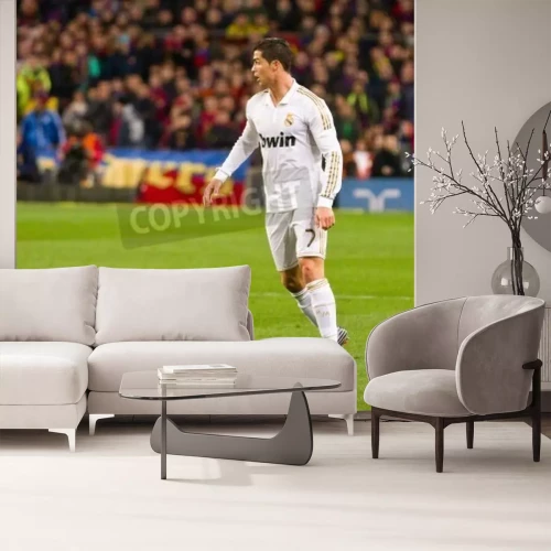 Papier peint  Ronaldo en le public en arrière-plan