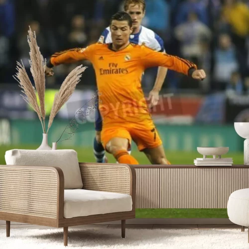 Papier peint  Legend Ronaldo aux couleurs de Real Madrid