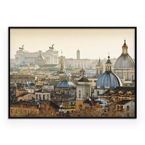 Poster  Les toits de Rome par temps clair