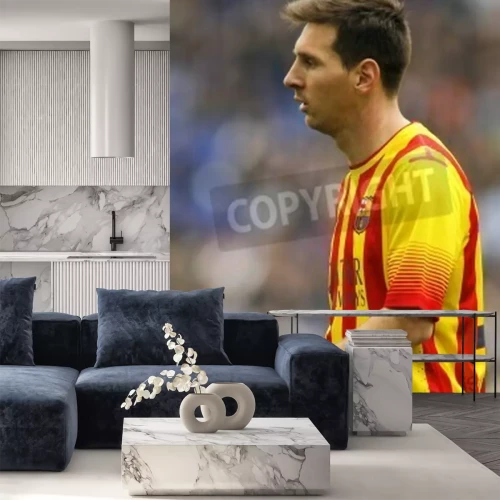 Papier peint  Legend Messi aux couleurs de Barcelone