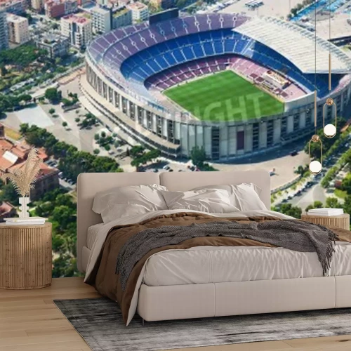 Papier peint  Stade 3D vue aérienne