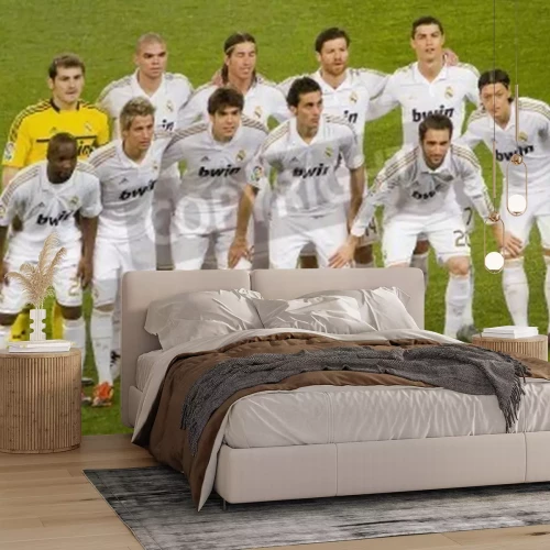 Papier peint  Le Real Madrid avant un match