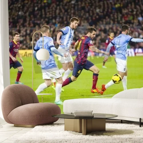 Papier peint  Bataille de joueurs pour la balle