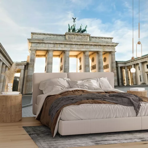 Papier peint  Berlin Porte de Brandebourg avec le ciel en arrière-plan