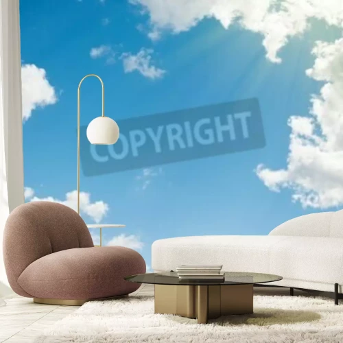 Papier peint  Nuages et ciel clair