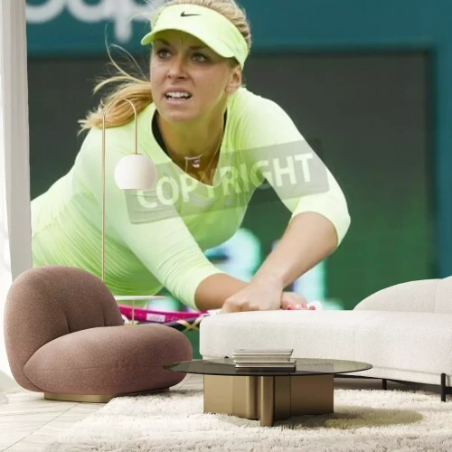 Papier peint  Sabine Lisicki joue une balle