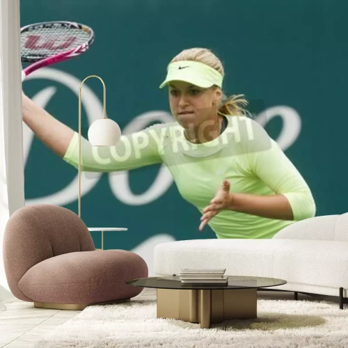 Papier peint  Sabine Lisicki poendant le match