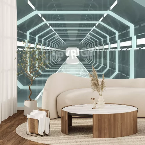Papier peint  Tunnel style science-fiction