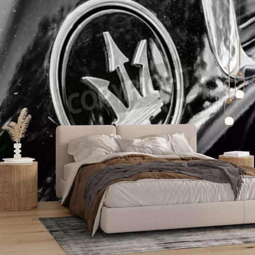 Papier peint  Noir et blanc.