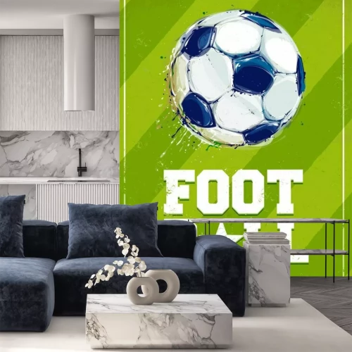 Papier peint  Grunge Football Poster