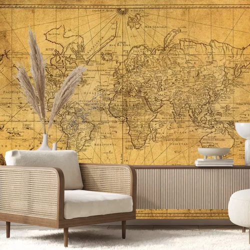 Papier peint  Carte ancienne de 1778