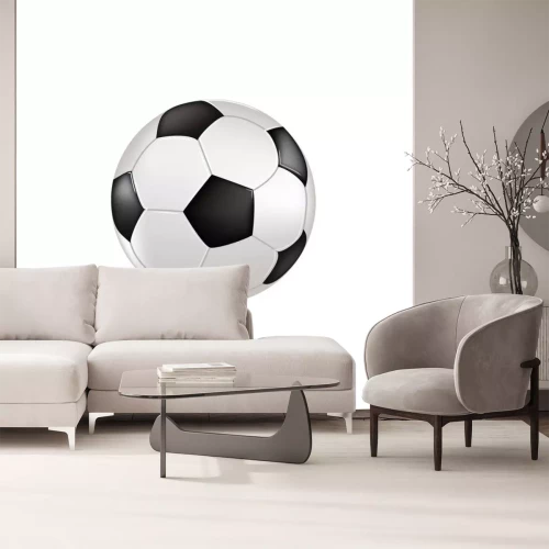Sticker  Pallone con sfondo bianco