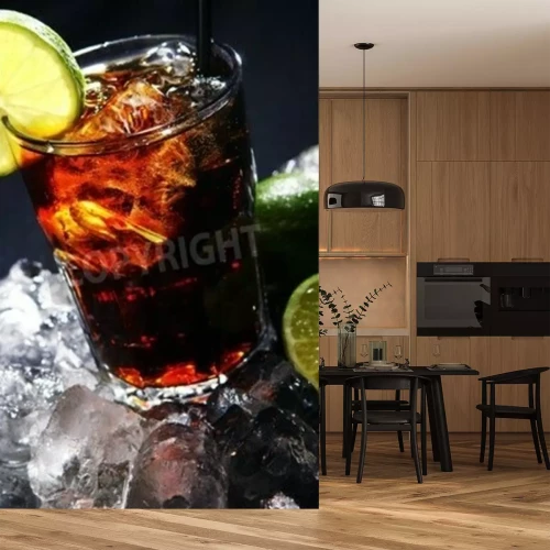 Papier peint  Boisson avec du citron vert