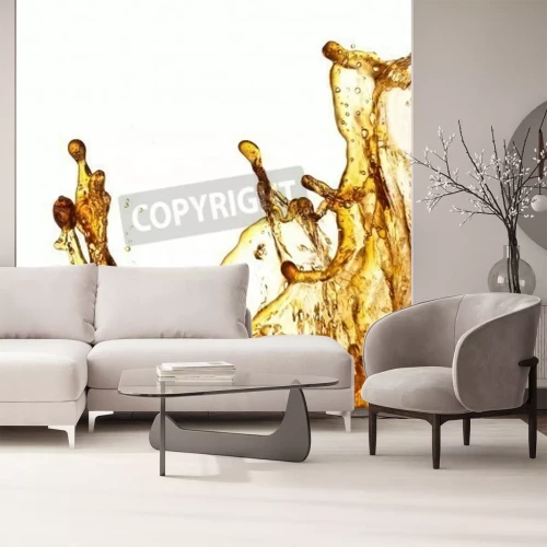 Papier peint  Boisson renversée