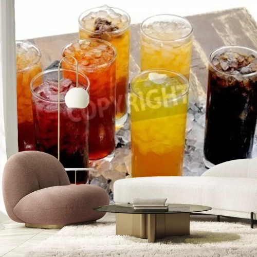 Papier peint  Boissons asiatiques