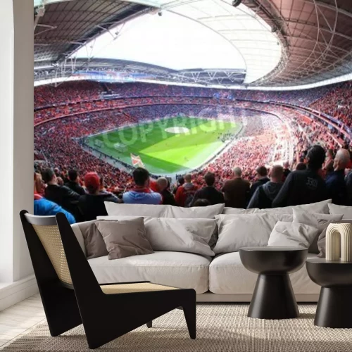 Papier peint  Un match de football à Liverpool