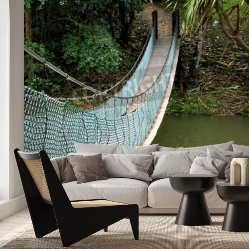 Papier peint  Pont forêt malaisienne