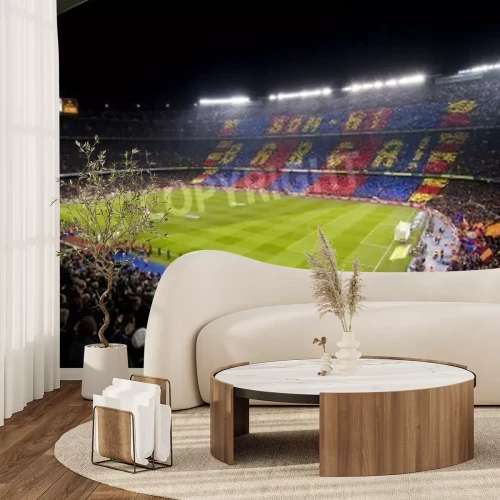 Papier peint  Stade Fc Barcelone rempli de gens