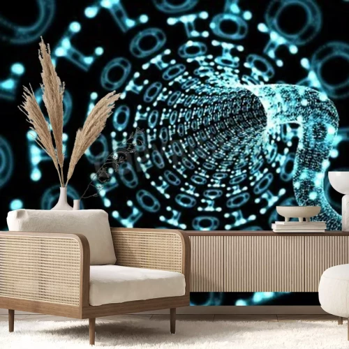 Papier peint  Tunnel à code binaire