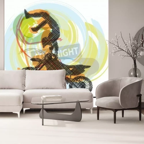 Papier peint  Motocross backflip