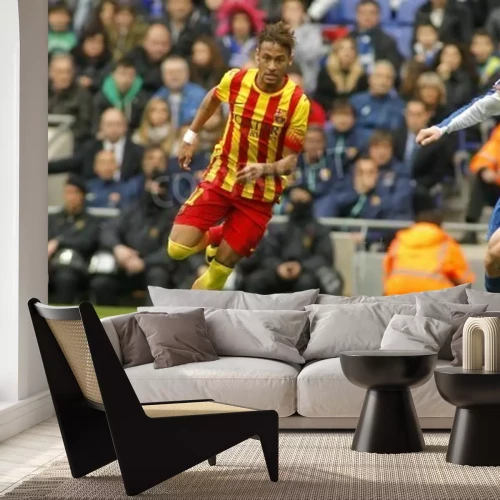 Papier peint  Neymar en action pendant le match