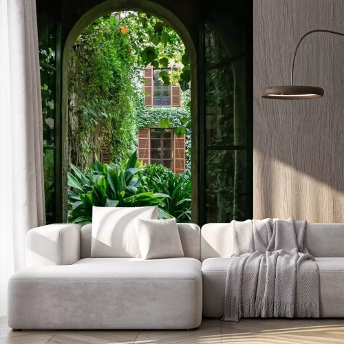 Papier peint  La jungle derrière la fenêtre