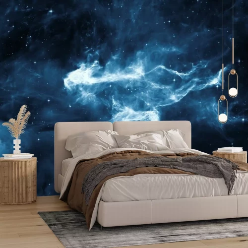 Papier peint  Univers bleu