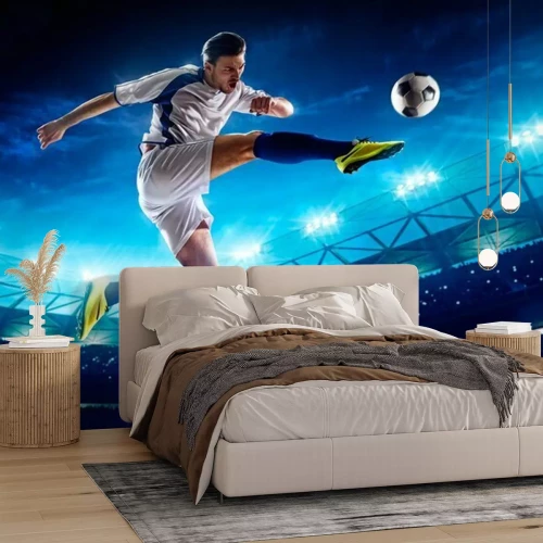 Papier peint  Footballeur en action